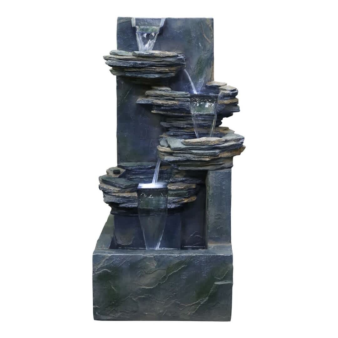 Fuente-River-poliresina-Altura,-elegancia