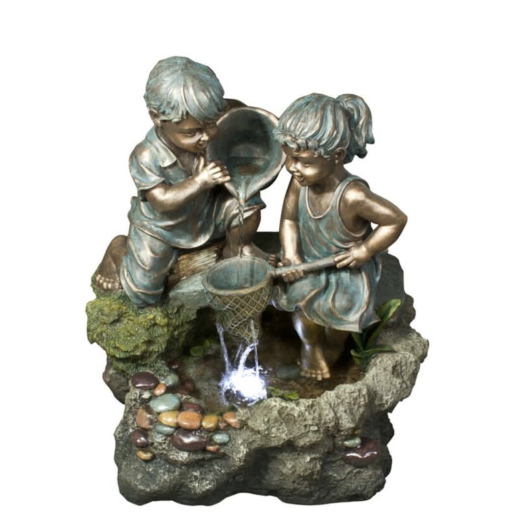 Fuente-jardín-Niños-diseño-tierno-relajante