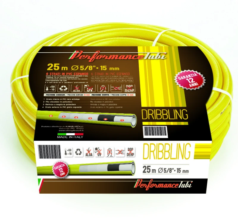 Manguera-riego-dribbling-gran-presión-flexibilidad