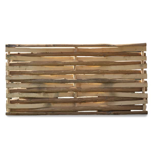 Valla-avellano-media-caña-Rústica-decorativa-para-jardín