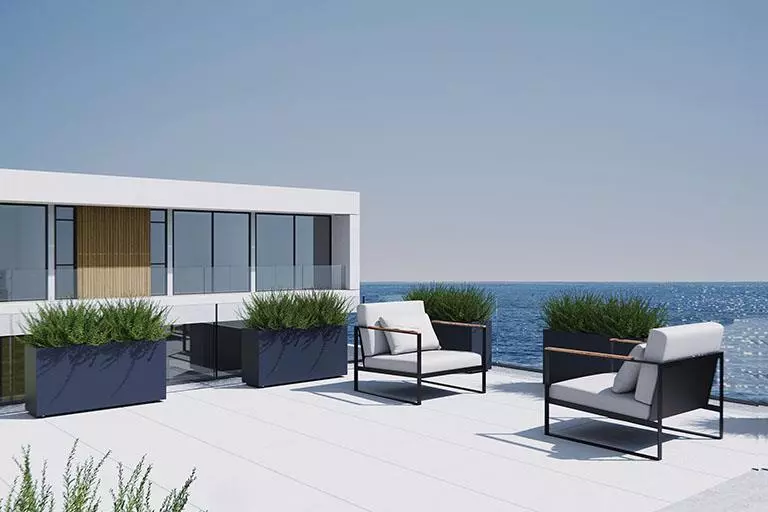 Jardineras-metálicas-Metal-Planter