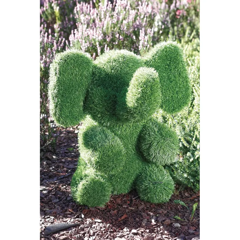 Figura-decorativa-césped-artificial-Elefante-sentado