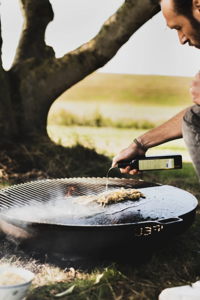 Brasero-leña-BonBowl-Pebetero-acero-corten-para-jardín