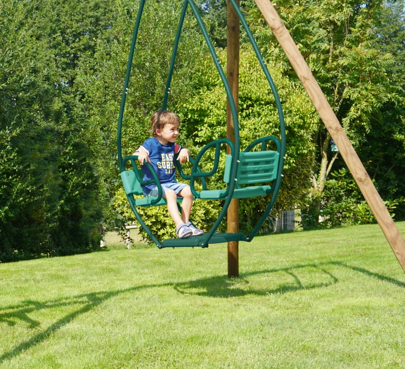 Columpio-góndola-Soulet-Asiento-doble-acero-galvanizado