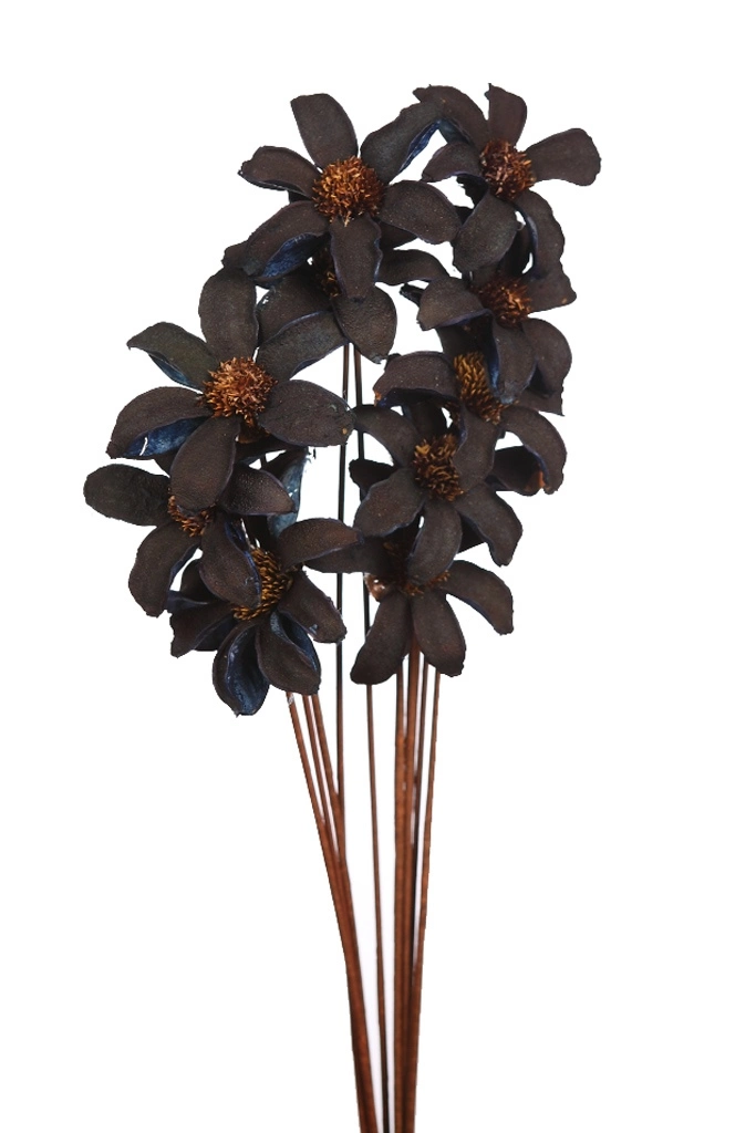 Flor-seca-dalia-azul-Estilo-rústico-para-jarrones-centros