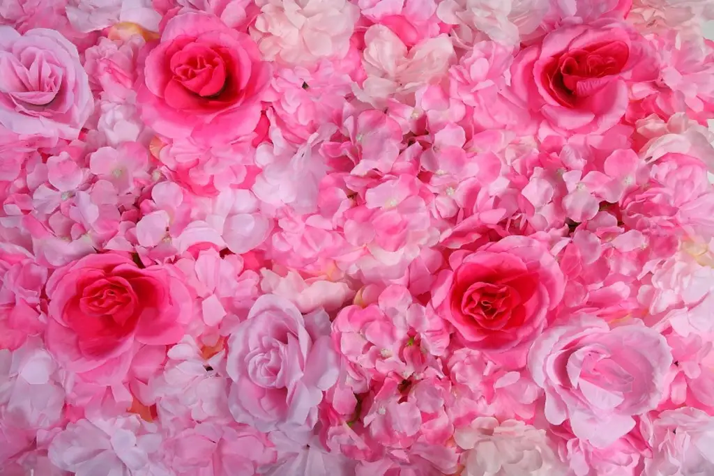 Placa-jardín-vertical-rosas-hortensias-rosa-rojo-placa-60x40