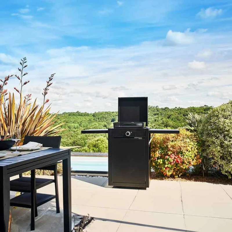 Plancha-eléctrica-Modern-Forge-Adour-acero-negro-inox